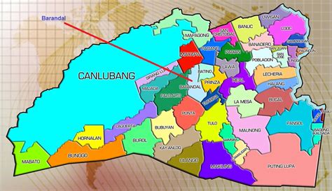 brgy lingga calamba city map|Barandal Map .